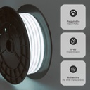 Rollo 25M tira LED COB 10W/M 6000K IP65 230V regulable 