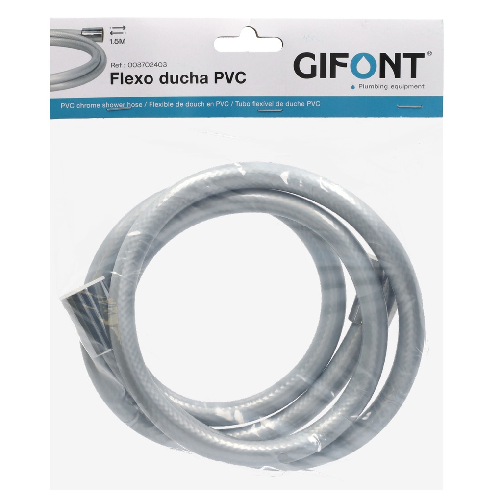 Flexo ducha PVC 1,5M