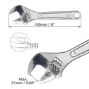 Llave inglesa ajustable 150mm