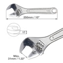 Llave inglesa ajustable 250mm