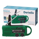 Radio con linterna LED dinamo, solar y recargable USB powerbank 3xAAA 150Lm