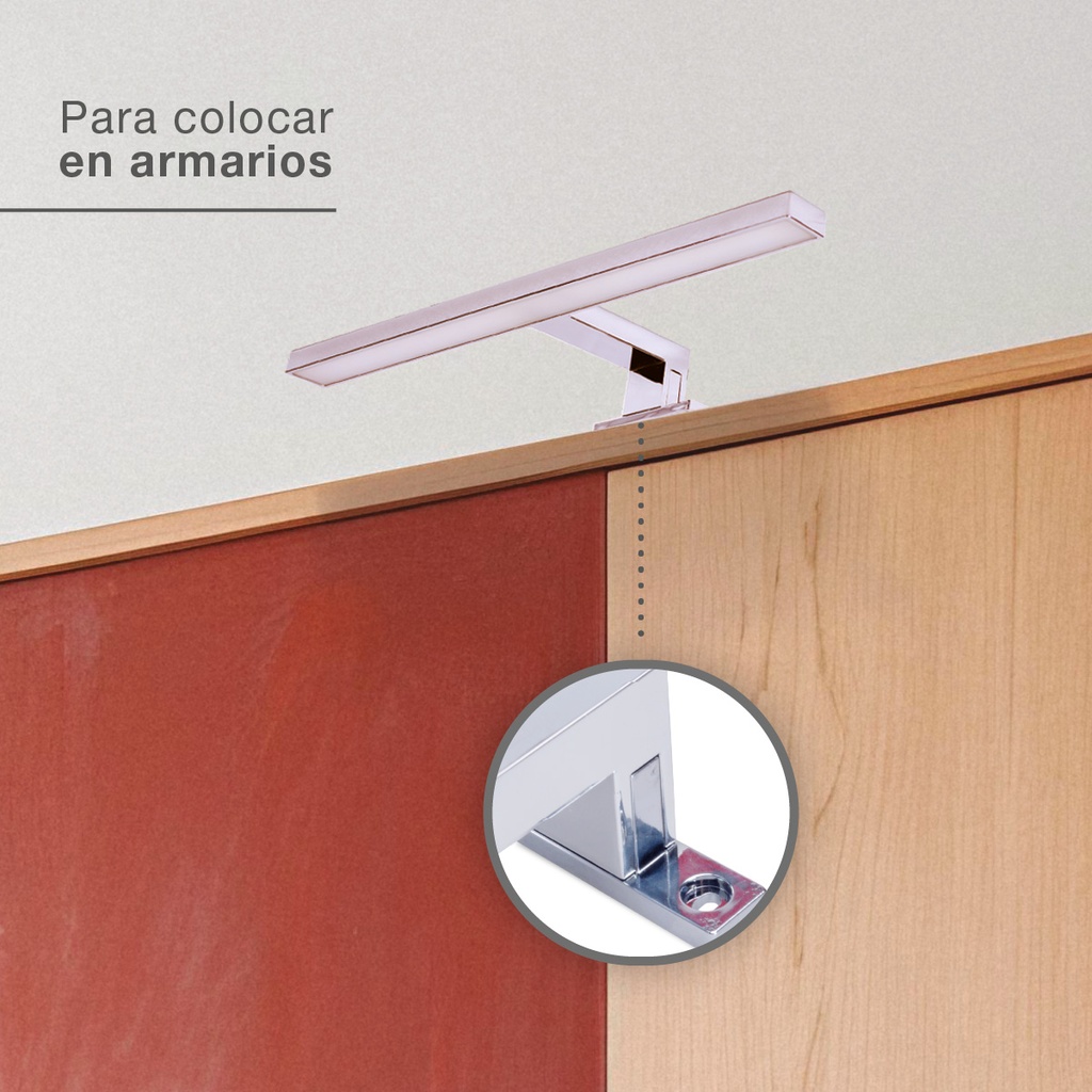 Aplique baño LED Amnes 5W 6500K IP44
