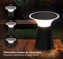 Lámpara solar LED Dagal recargable USB 100lm 3000K 