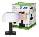 Lámpara solar LED Urgani recargable USB RGB 
