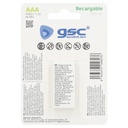 Pila recargable GSC Evolution HR03 (AAA) Blíster 2ud