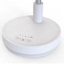 Ventilador portátil de pie Ankro plegable Ø21,5cm 7W Blanco