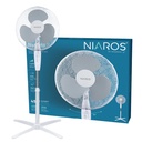 Ventilador de pie Nametil Ø43cm 45W Blanco