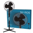 Ventilador de pie Nametil Ø43cm 45W Negro