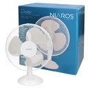 Ventilador sobremesa Lindi Ø43cm 45W Blanco