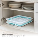 Kit escurreplatos plegable y bandeja con asas