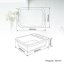 Kit escurreplatos plegable y bandeja con asas