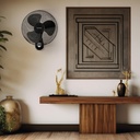 Ventilador de pared Sautar con mando Ø43cm 45W Negro