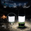 Linterna LED camping 3xAA 260lm