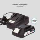 Kit lijadora inalámbrica con batería 20V