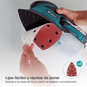 Kit lijadora inalámbrica con batería 20V