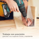 Kit taladro destornillador inalámbrico con percutor y dos baterías 20V