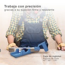 Sierra de costilla con caja de ingletes