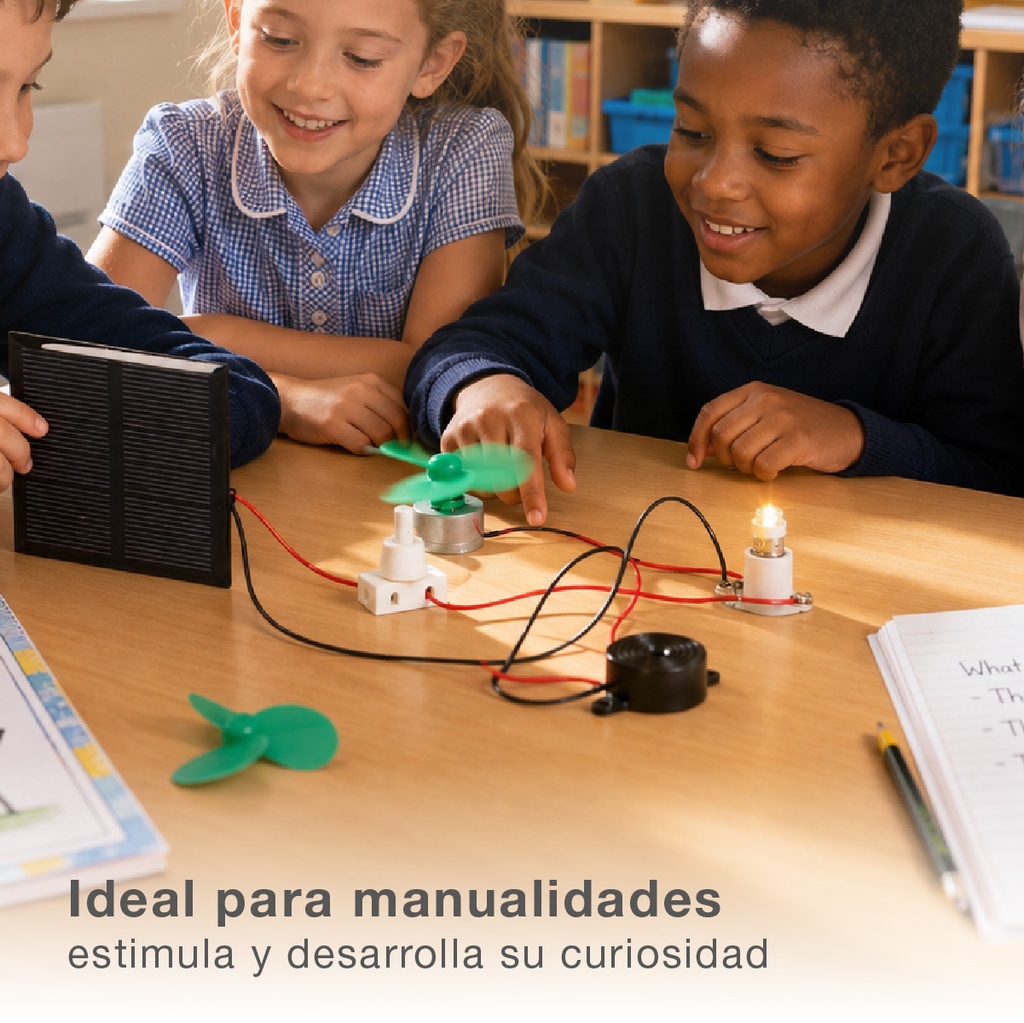 Kit solar eléctrico escolar