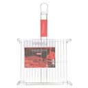 Parrilla doble acero inox 400x450mm