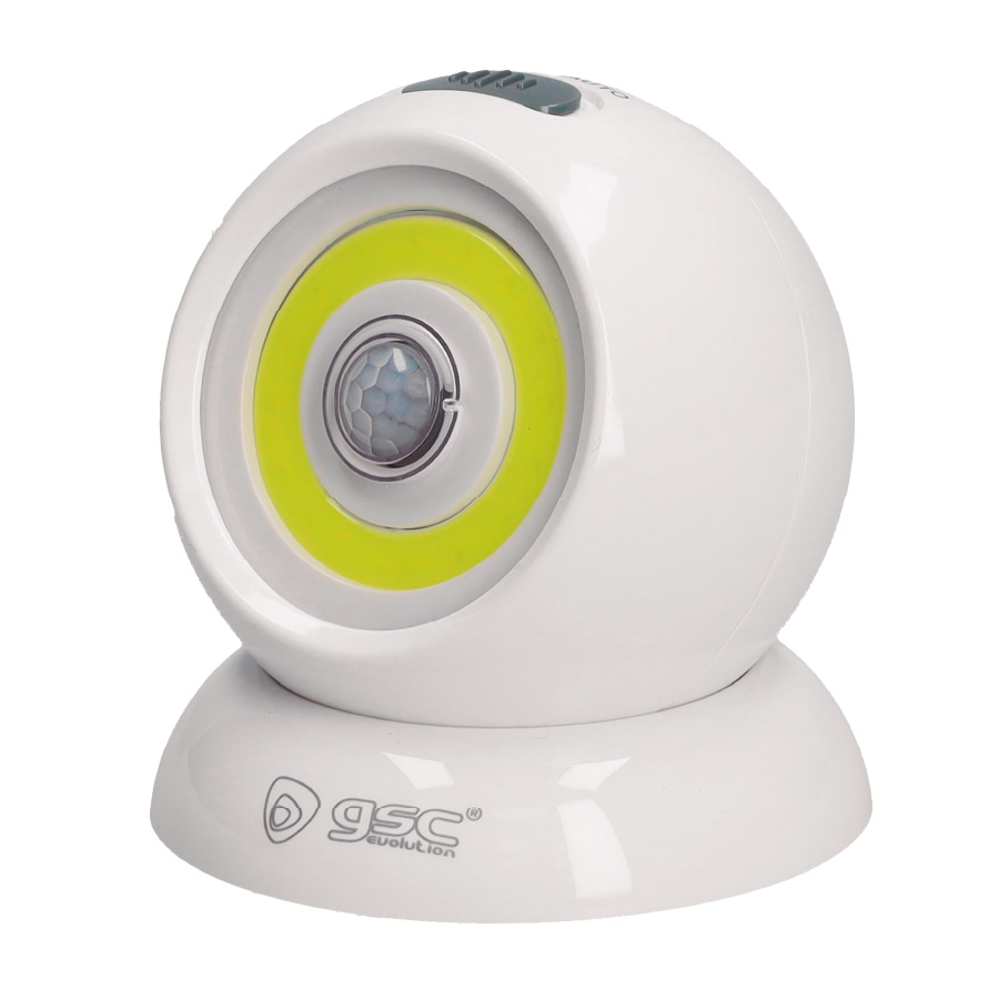 Luz con sensor de movimiento 2W - 6u caja exp