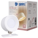Aplique pared LED Kiraz 3000-4000-6500K recargable USB Blanco 
