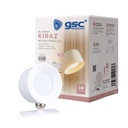 Aplique pared LED Kiraz 3000-4000-6500K recargable USB Blanco 