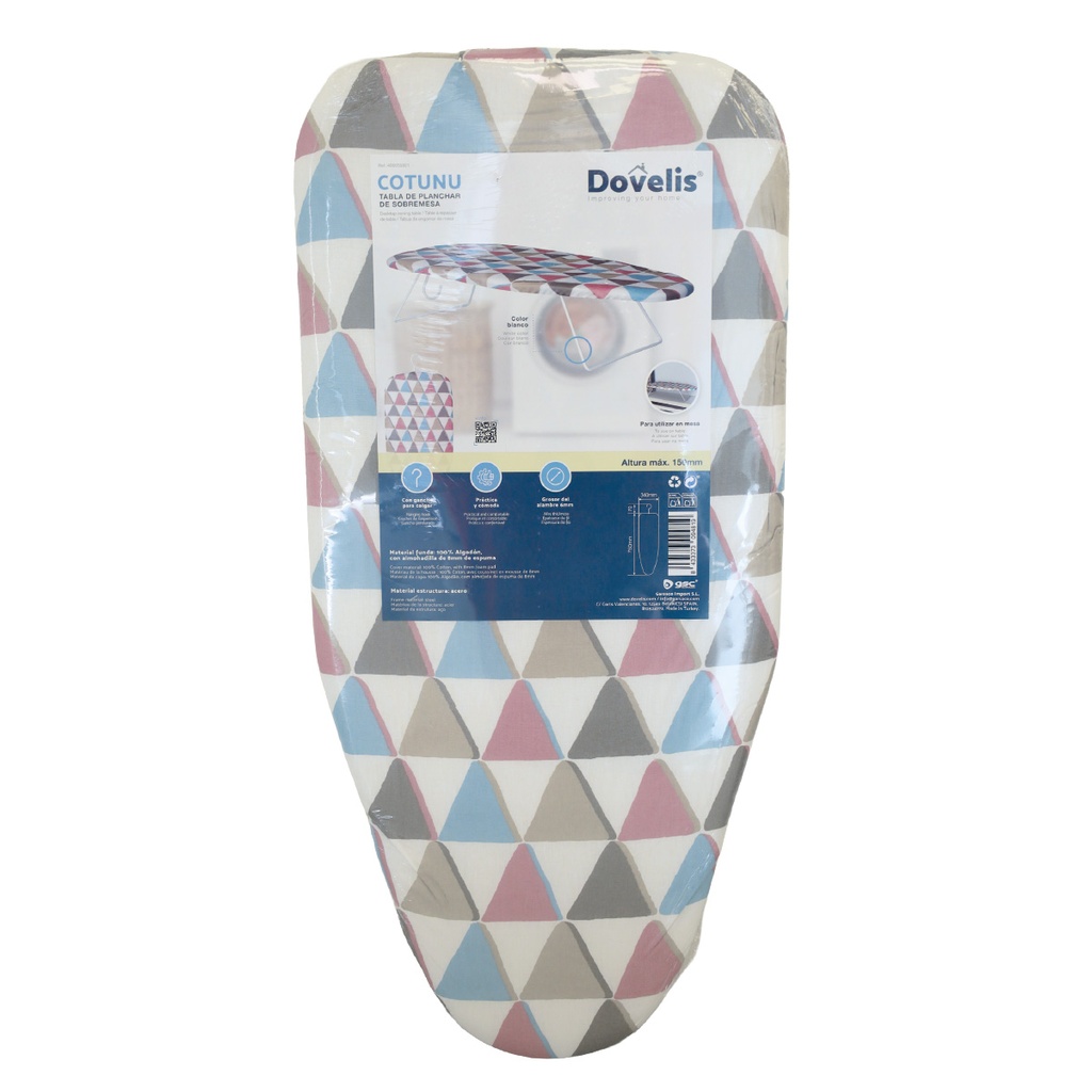 Tabla de planchar de sobremesa Cotunu 750x340mm