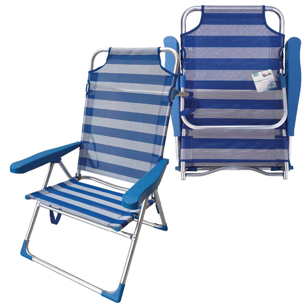 Silla de playa plegable multiposición