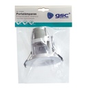 Portalámparas empotrable Ø95mm E14 Blanco 