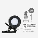 Aplique pared LED Kiraz 3000-4000-6500K recargable USB Negro