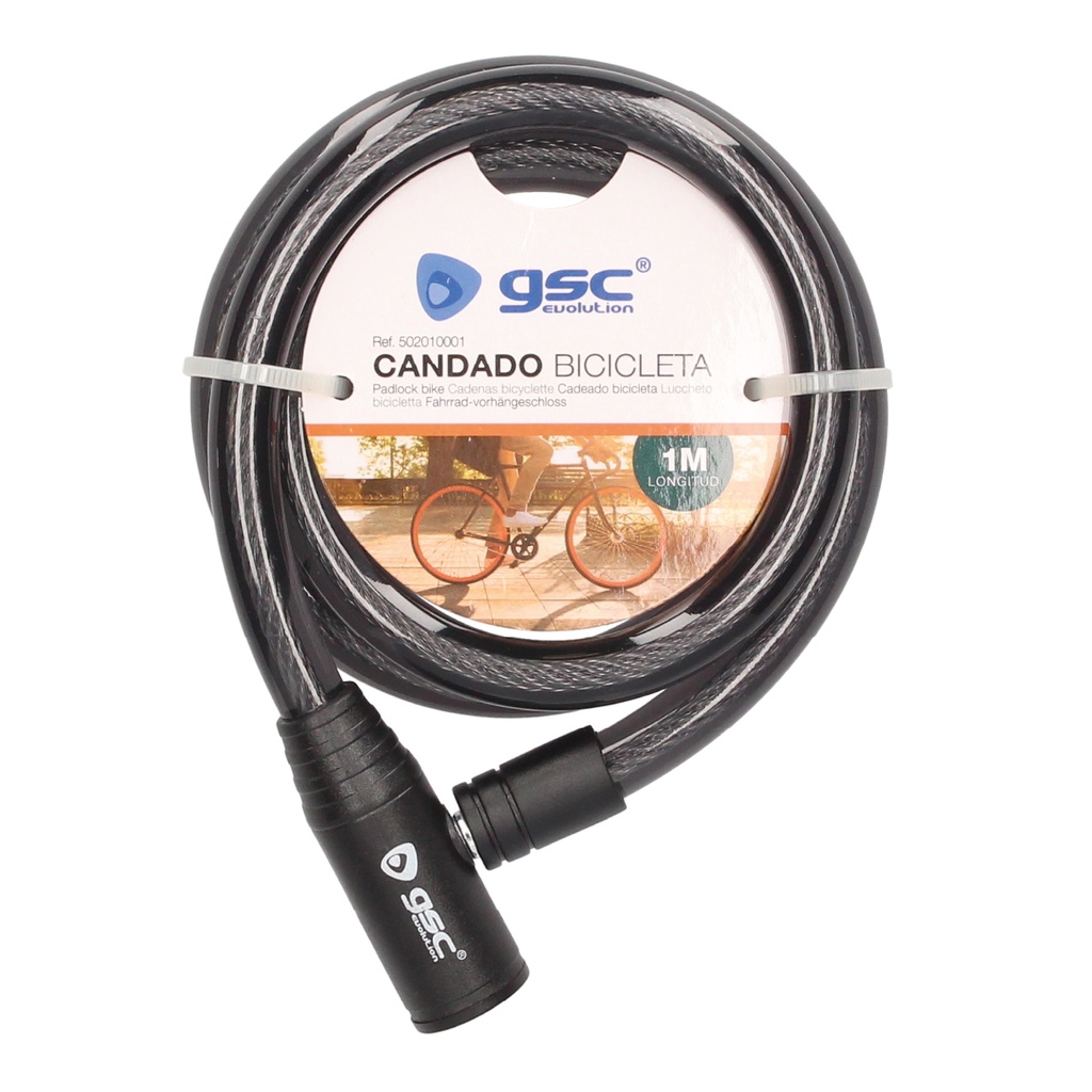 Candado bicicleta 12mm x 1M