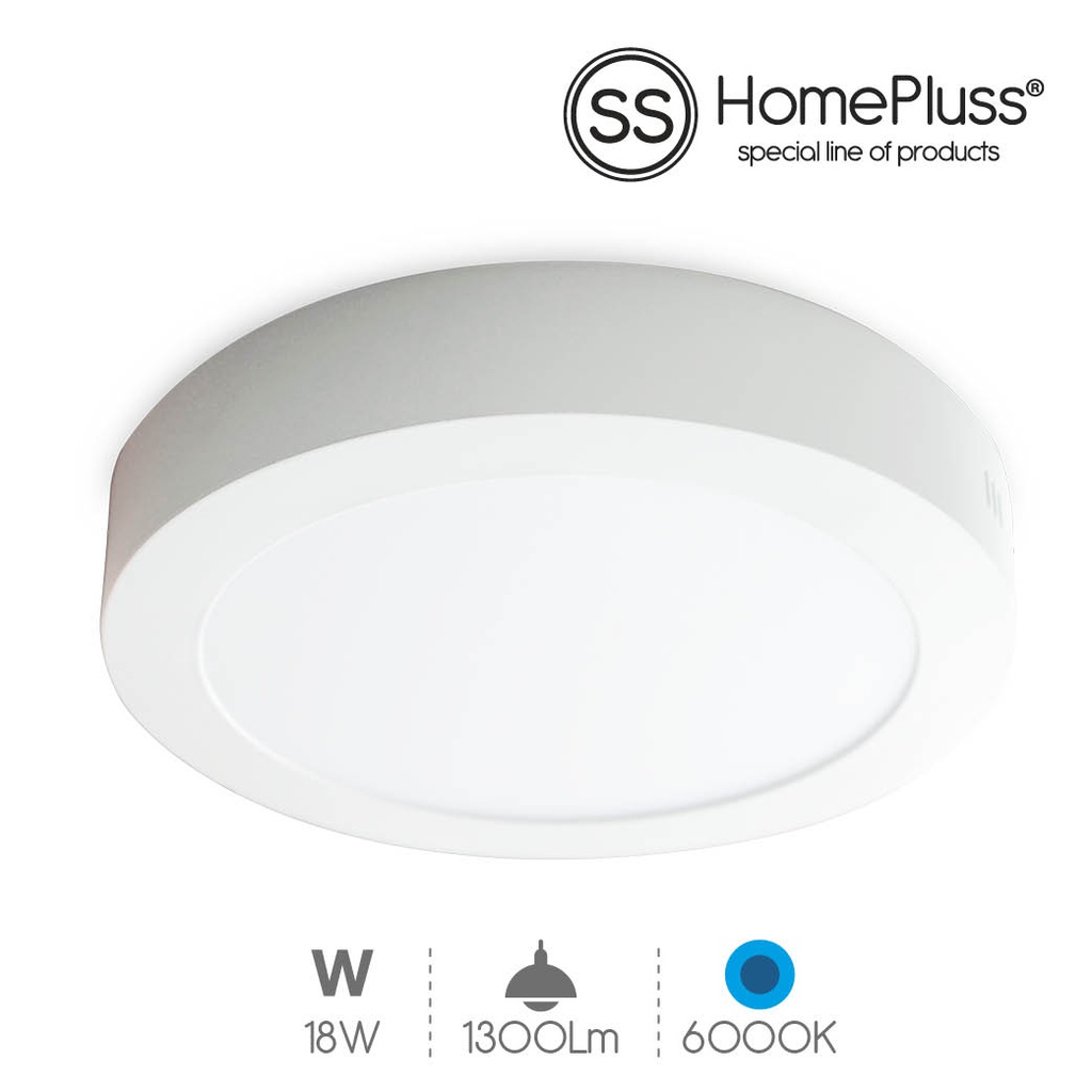 Downlight superficie Natt 18W 6000K