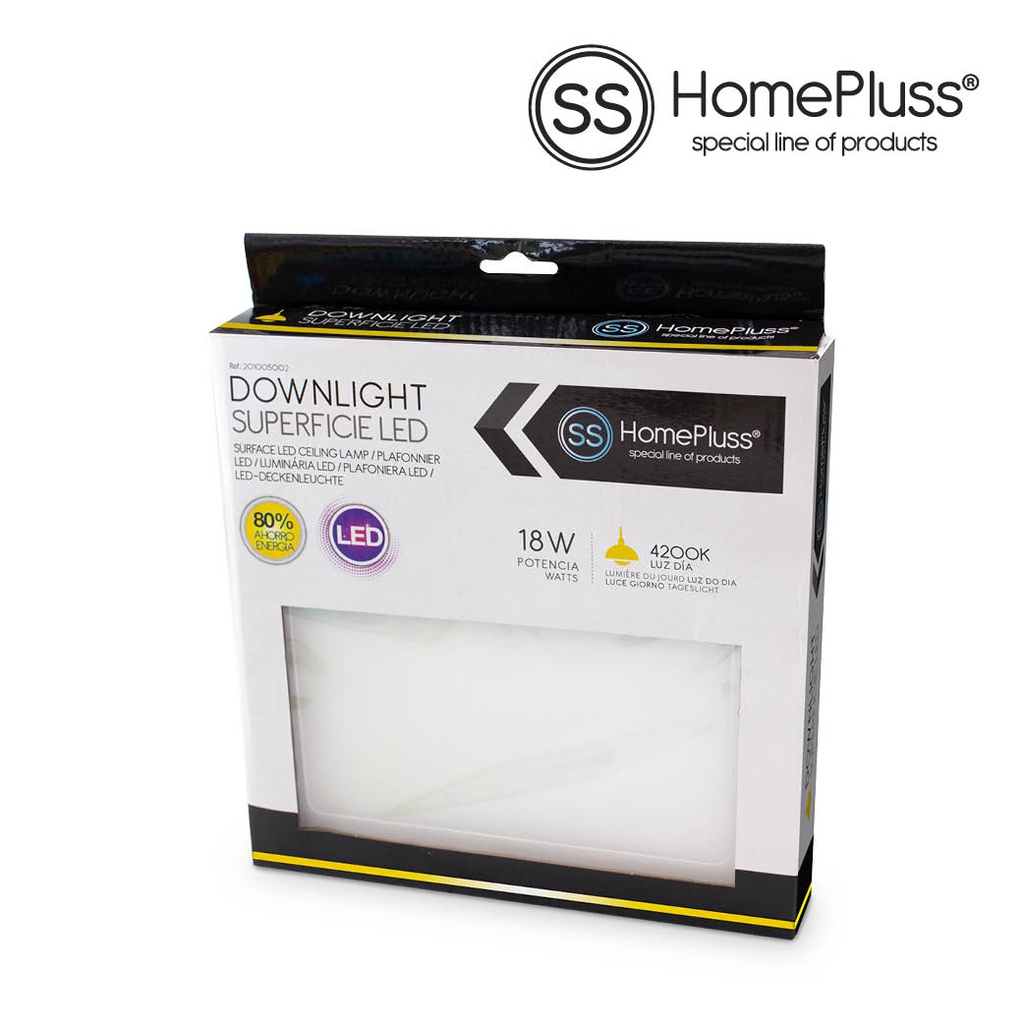 Downlight superficie Leila 18W 4200K