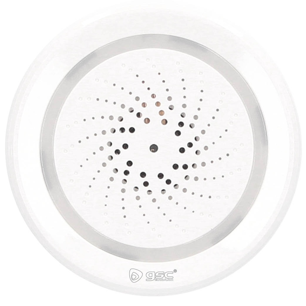 Alarma con sirena y control de temperatura y humedad vía wifi