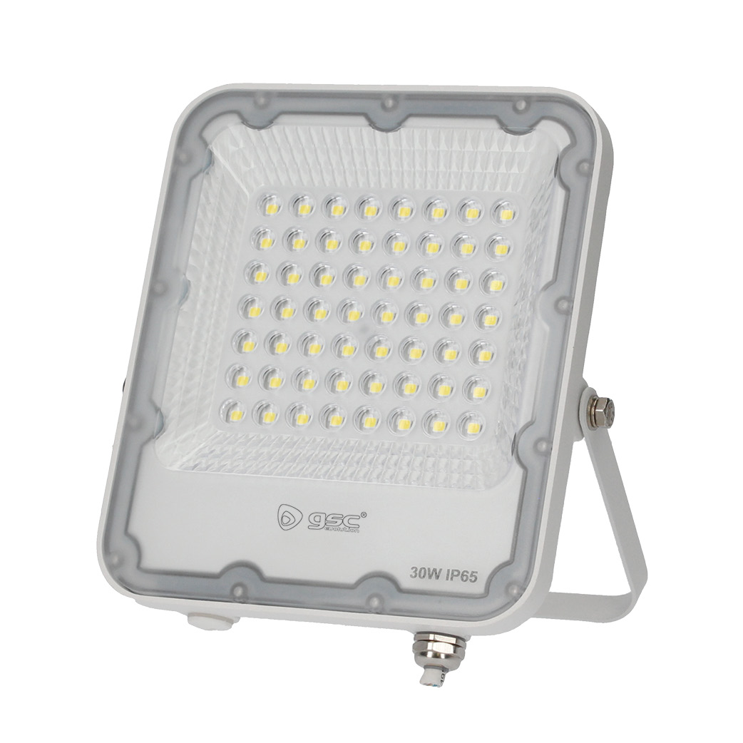 Proyector aluminio LED 30W 4000K IP65 Blanco