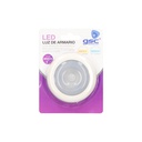 Luz de armario LED redonda con sensor de movimiento 0,5W 4000K