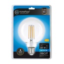 Lámpara Filamento LED Vela Globo G95 8W E27 6500K - 6u c.exp.