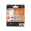 Lampara esferica 7.5W E14 3000K - 12u caja exp
