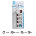 Base multiple 4T + Multi-Int. (3x1.5mm) 1,5M