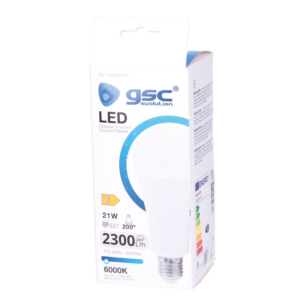 Lámpara LED estándar A70 21W E27 6000K