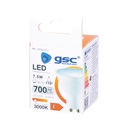 Lámpara LED dicroica 7,5W GU10 3000K