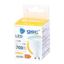 Lámpara LED dicroica 7,5W GU10 4200K