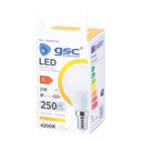 Lámpara LED esférica 3W E14 4200K