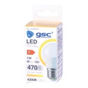 Lámpara LED esférica 5W E27 4200K