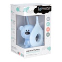 Luz nocturna Osito Azul con flexo LED recargable 3W