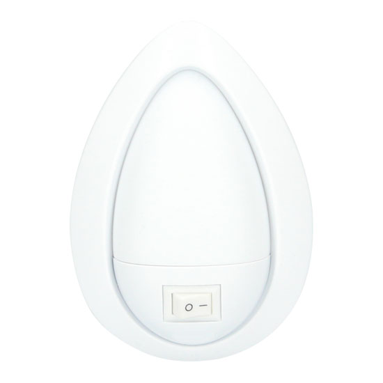 Luz de noche con interruptor 0.5W 30Lm 3000K