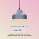 Lámpara LED dicroica inteligente 5,5W GU10 RGB + CTT regulable