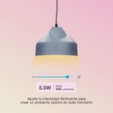 Lámpara LED dicroica inteligente 5,5W GU10 RGB + CTT regulable