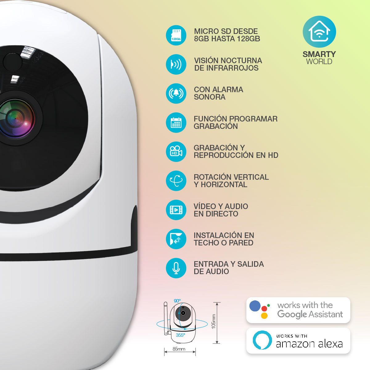 Camara inteligente 1080P-2MP