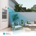 Cámara exterior inteligente visión nocturna a color 1080p - 2MP